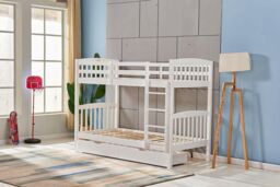 KOSY KOALA Bunk Bed Kids White 3ft Single Pine Wooden Children Bedroom Furniture - thumbnail 8