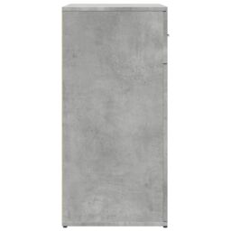 Berkfield Home Sideboards 2 pcs Concrete Grey 79x38x80 cm Engineered Wood - Size: 79 x 38 x 80 cm - thumbnail 6
