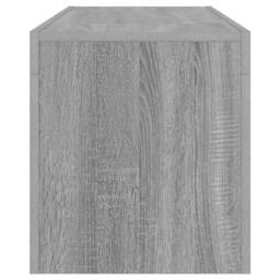 Berkfield Home TV Cabinet with LED Lights Grey Sonoma 120x35x40 cm - Size: 120 x 35 x 40 cm - thumbnail 8