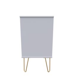 Ready Assembled 2 U Dallas 3 Drawer Chest (Ready Assembled) in Dark Grey - thumbnail 2