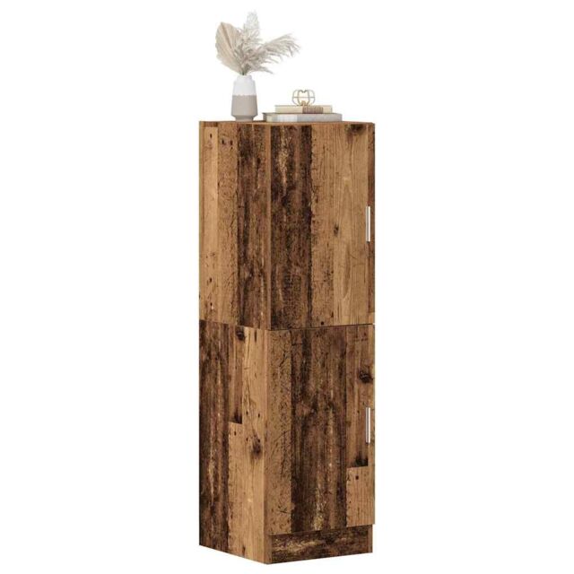 Berkfield Home Kitchen Cabinet Old Wood 38x41.5x131.5 cm Engineered Wood in Brown - image 1