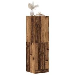 Berkfield Home Kitchen Cabinet Old Wood 38x41.5x131.5 cm Engineered Wood in Brown