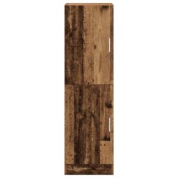 Berkfield Home Kitchen Cabinet Old Wood 38x41.5x131.5 cm Engineered Wood in Brown - thumbnail 4
