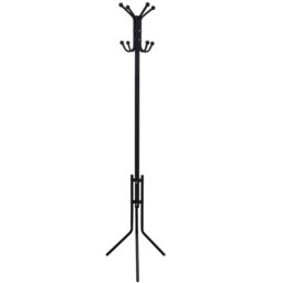 Berkfield Home Metal Black Coat Stand - thumbnail 1