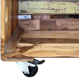 Berkfield Home Coffee Table Solid Reclaimed Wood 70x70x35 cm - Size: 70 x 70 x 35 cm - thumbnail 7