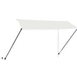 Berkfield Home Retractable Awning with LED 350x150 cm Cream - thumbnail 4