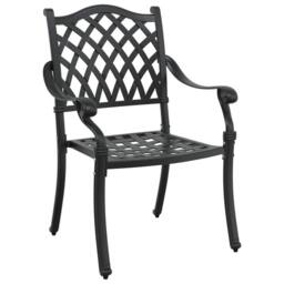 Berkfield Home Set of 3 Black Cast aluminium Medium Stylish Design - thumbnail 6