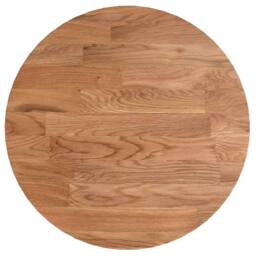 Berkfield Home Round Table Top Light Brown Ã˜30x1.5 cm Treated Solid Wood Oak - Size: 30x1.5 cm - thumbnail 1