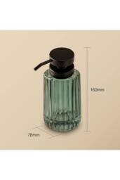 Cosmic Soap dispenser, 300ml, Resistant Glass, Ambar, LIDO Collection in Rose - thumbnail 4