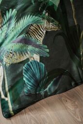 Paoletti Siona Tropical 100% Cotton Duvet Cover Set - Size: Double - thumbnail 4