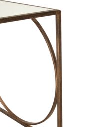 Orsina Geometric Design Nest Of 3 Tables, Modern Design Nesting Tables For Livingroom, Space Saving Small Tables in Brown - thumbnail 4