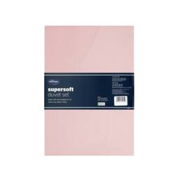 Voltico Silentnight Supersoft Duvet Cover Set Double Size Pink Bedding in Dusty Pink - thumbnail 5