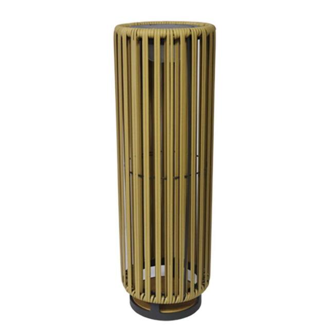K LIVING Bakau Large Solar Rattan Rechargeable Lamp in Natural - image 1