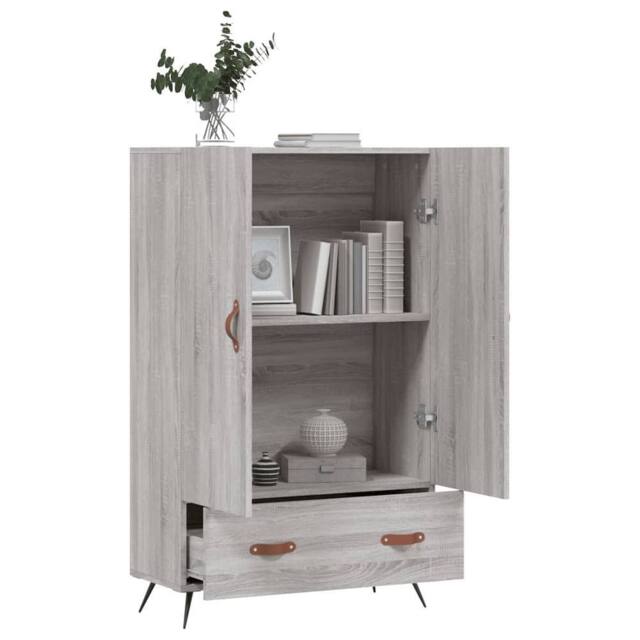 Berkfield Home Highboard Grey Sonoma 69.5x31x115 cm Engineered Wood - image 1