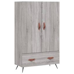 Berkfield Home Highboard Grey Sonoma 69.5x31x115 cm Engineered Wood - thumbnail 3