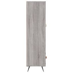Berkfield Home Highboard Grey Sonoma 69.5x31x115 cm Engineered Wood - thumbnail 7