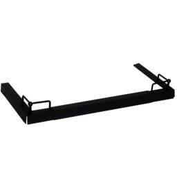 Oypla Adjustable Fire Fender Fireplace Surround in Black