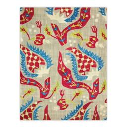 Artery8 William Morris Framed Wall Art Print Turkish Bed Cover Floral Pattern in Beige - Size: A4 - thumbnail 3