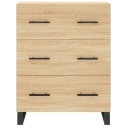 Berkfield Home Highboard Sonoma Oak 69.5x34x180 cm Engineered Wood in Light Brown - thumbnail 8