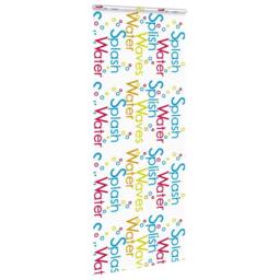 Berkfield Home Shower Roller Blind with Cassette 100x240 cm Fabric Width 96 cm in White - thumbnail 3