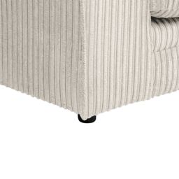 SquareBoxx Lennox Jumbo Cord Corner Sofa Right Hand Facing Chaise in Off-White - thumbnail 5