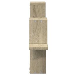 Berkfield Home Wall Shelf Sonoma Oak 104.5x10x43 cm Engineered Wood in Brown - thumbnail 6