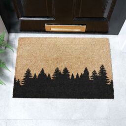Artsy Mats Forest Doormat - Regular 60x40cm in Brown - Size: 40 cm x 60 cm - thumbnail 1