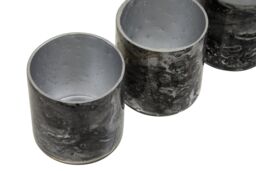 Orsina Garan Set Of 3 Grey Tealight Holders - thumbnail 5
