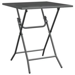 Berkfield Home Garden Table 60x60x72 cm Expanded Metal Mesh Anthracite in Black - Size: 60 x 60 x 72 cm - thumbnail 5