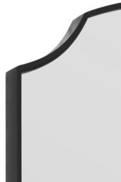 "MirrorOutlet Black Edged Dual Arch Curved Edge Wall Mirror 71""x39"" (180 X 100cm) - Size: 1 Pack" - thumbnail 5