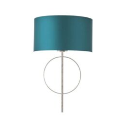 Netlighting 'TRENTO' Dimmable Stylish Contemporary Indoor Décor Fabric Wall Lamp in Silver - thumbnail 5