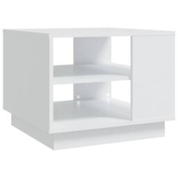Berkfield Home Coffee Table White 55x55x43 cm Engineered Wood - Size: 55 x 55 x 43 cm - thumbnail 1