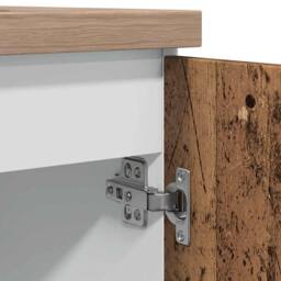 Berkfield Home Sink Bottom Cabinet Lyon Old Wood 80x46x81.5 cm Engineered Wood in Brown - thumbnail 9