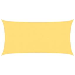 Berkfield Home Sunshade Sail 160 g/m¬≤ Beige 3x6 m HDPE in Yellow - thumbnail 2