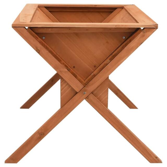 Berkfield Home Planter 90x55x56 cm Firwood in Brown - Size: 90 x 55 x 56 cm - image 1