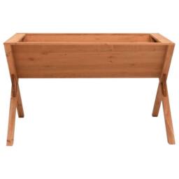 Berkfield Home Planter 90x55x56 cm Firwood in Brown - Size: 90 x 55 x 56 cm - thumbnail 3