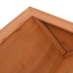 Berkfield Home Planter 90x55x56 cm Firwood in Brown - Size: 90 x 55 x 56 cm - thumbnail 4