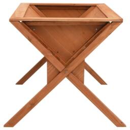 Berkfield Home Planter 90x55x56 cm Firwood in Brown - Size: 90 x 55 x 56 cm - thumbnail 1