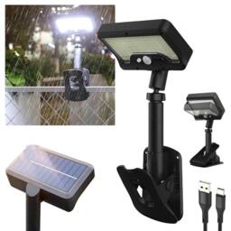 Havendro 1PCS Clip on Solar Light Outdoor LED Waterproof Motion Sensor in Black - thumbnail 1