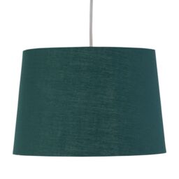 First Choice Lighting Zoey - Dark Green with Gold Inner 28cm Easy Fit Pendant or Lamp Shade - thumbnail 2
