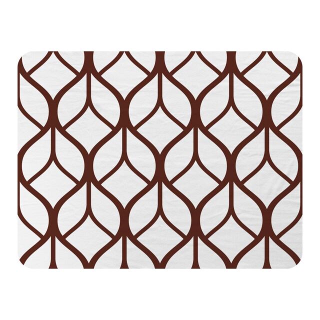 Benjamin Tate Design Tiled Geometrics Blanket in Natural - Size: 120 cm x 150 cm - image 1