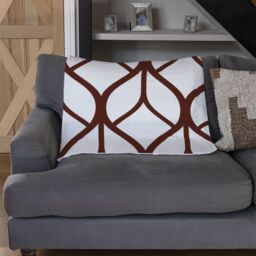 Benjamin Tate Design Tiled Geometrics Blanket in Natural - Size: 120 cm x 150 cm - thumbnail 2