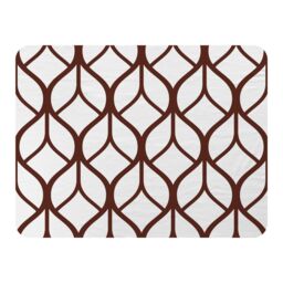 Benjamin Tate Design Tiled Geometrics Blanket in Natural - Size: 120 cm x 150 cm - thumbnail 1