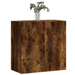 Berkfield Home Wall Cabinet Smoked Oak 60x31x60 cm Engineered Wood in Brown - Size: 60 x 31 x 60 cm - thumbnail 1