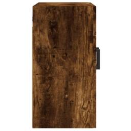 Berkfield Home Wall Cabinet Smoked Oak 60x31x60 cm Engineered Wood in Brown - Size: 60 x 31 x 60 cm - thumbnail 7