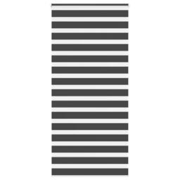Berkfield Home Zebra Blind Black 105x230 cm Fabric Width 100.9 cm Polyester - thumbnail 2