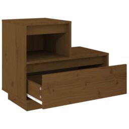Berkfield Home Bedside Cabinets 2 pcs Honey Brown 60x34x51 cm Solid Wood Pine - Size: 60 x 34 x 51 cm - thumbnail 6
