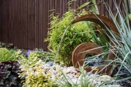 Primrose Sentosa Corten Steel Cascade Water Feature Without Reservoir 65cm in Brown - thumbnail 5