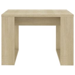 Berkfield Home Side Table Sonoma Oak 50x50x35 cm Engineered Wood in Brown - Size: 50 x 50 x 35 cm - thumbnail 5