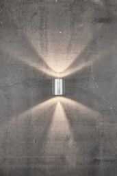 Nordlux Canto Outdoor Wall Light Galv Steel Garden LED IP44 Mains in Silver - thumbnail 7